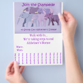 Stomp Out Alzheimer's Flyer (Hand)