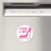 Stomp Out Breast Cancer Magneet (Insitu (Vaatwasser))