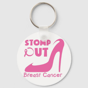Stomp Out Breast Cancer Sleutelhanger
