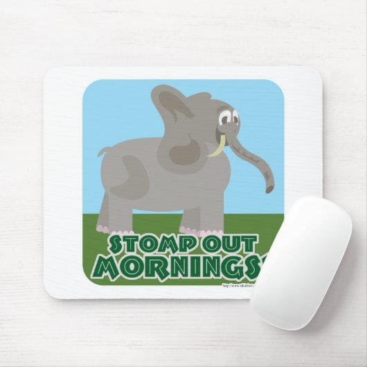 Stomp out Mornings Elephant Muismat (Met muis)
