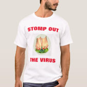STOMP OUT - VIRUS BESPAAR HET SHIRT VAN DE Britse  (Voorkant)