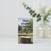 Stomp Slijpen Boom Stomp Verwijdering Visitekaartje (Staand voorkant)