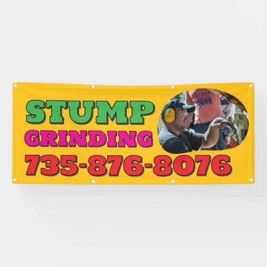 Stomp Slijpen Custom Banner (Horizontaal)