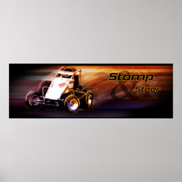 Stomp & Steer-poster Poster