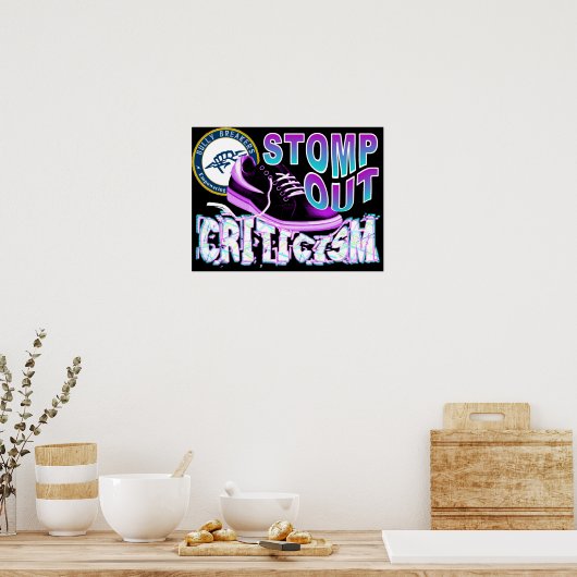 Stomp uit Kritiek Poster (Keuken)
