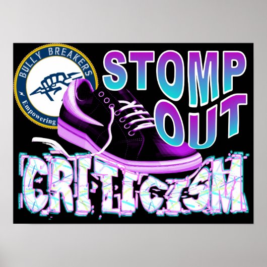 Stomp uit Kritiek Poster (Voorkant)