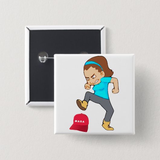 Stomp uit MAGA Button (Voorkant /achterkant)