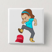 Stomp uit MAGA Button (Voorkant)