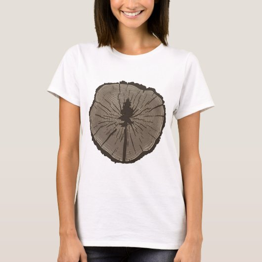 Stomp van het Leven Natuurontwerp | Bos Woud T-shirt (Voorkant)