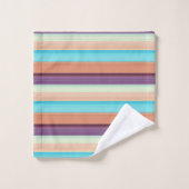 Stompblauwe strepen bad handdoek (Wasdoekje)