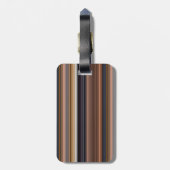 Stompblauwe strepen bagagelabel (Achterkant verticaal)