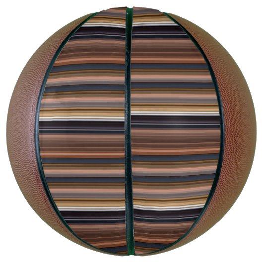 Stompblauwe strepen basketbal (Verticaal)