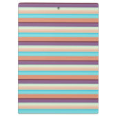 Stompblauwe strepen klembord (Achterkant)
