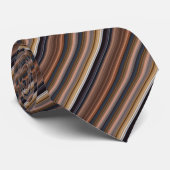 Stompblauwe strepen stropdas (Opgerold)