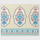 Stompbloem naadloos patroon in etnische stijl cadeaupapier (Vlak)