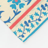 Stompbloem naadloos patroon in etnische stijl fleece deken (Hoek)