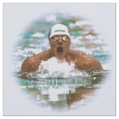 Stompdrager in de pool met waterdruppels stof (Close Up)