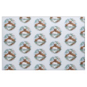 Stompdrager in de pool met waterdruppels stof (Fat Quarter)