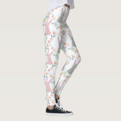 Stompen in bloemen tuinpatroon leggings (Rechts)