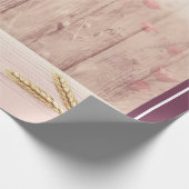 Stompen kan landstijl op hout cadeaupapier (Hoek)