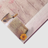 Stompen kan landstijl op hout tissuepapier (Detail)