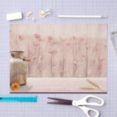 Stompen kan landstijl op hout tissuepapier (Craft)