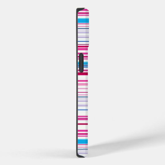 Stompen met blauwe roze strepen Case-Mate iPhone case (Achterkant / Rechts)