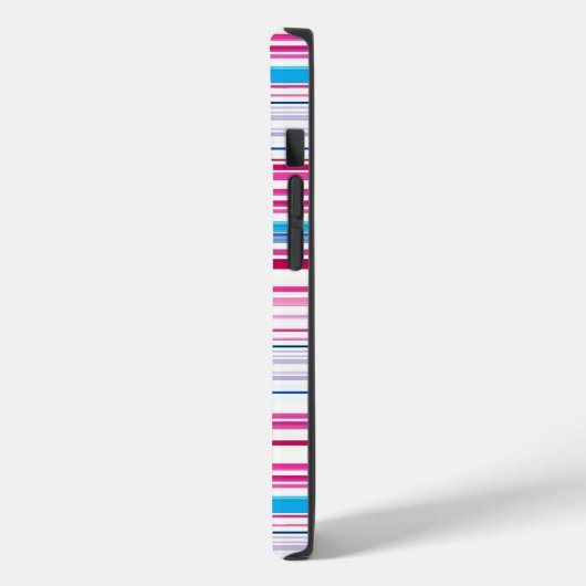 Stompen met blauwe roze strepen Case-Mate iPhone case (Achterkant / Links)