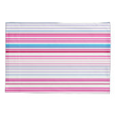 Stompen met blauwe roze strepen kussensloop (Achterkant-Links)