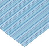 Stompen met blauwe witte strepen tafelkleed (Gekanteld)