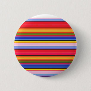 Stompen met kleurrijke toverstokjes ronde button 5,7 cm