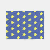Stompen van Griekenland - Kinder - Gele sterren op Fleece Deken (Voorkant (Horizontaal))