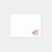 Stompen van Pink Peony Post-it® Notes (Voorkant)