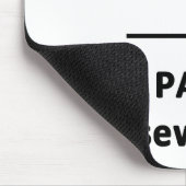 Stompheid is geen Handicap. Muismat (Hoek)