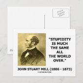 Stompheid is overal ter wereld veel hetzelfde briefkaart (Voorkant / Achterkant)