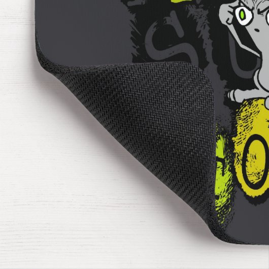 Stompheid roept mijn hoofd op: Foamy Mousepad Muismat (Hoek)