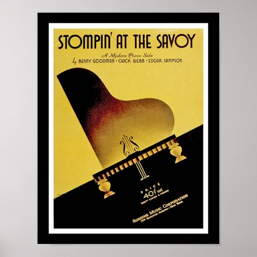 Stompin' in de Savoy Poster (Voorkant)