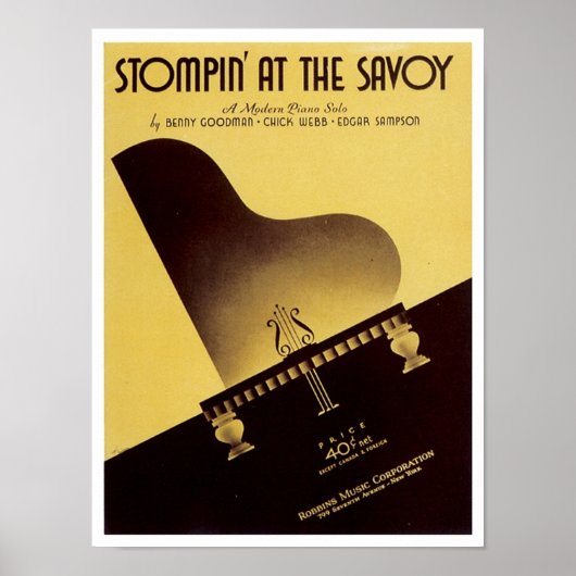 Stompin' op het Hoesje van Savoy Songbook Poster (Voorkant)