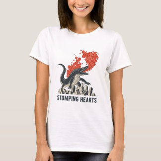 Stomping Hearts Kaiju Monster T-shirt