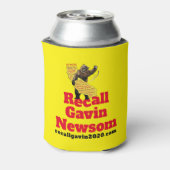 Stomping mad California Grizzly koozie (Blikje Achterkant)