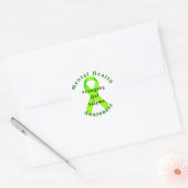 Stomping uit stigma ronde sticker (Envelop)