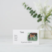 Stomping Visitekaartje voor kruissteek (Staand voorkant)