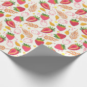 Stomppapier voor aardbeienonmiddellijke verpakking cadeaupapier (Hoek)