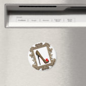 Stomppomp van leopard Stiletto Magneet (Insitu (Vaatwasser))