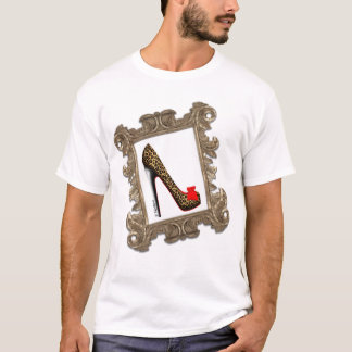 Stomppomp van leopard Stiletto T-shirt