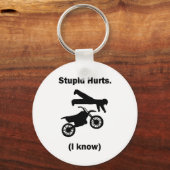 Stompzinnige urts (ik weet het) Sleutelhanger (Voorkant)