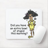 Stompzinnigheid Humor Muismat (Met muis)