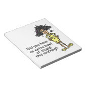 Stompzinnigheid Humor Notitieblok (Schuin)