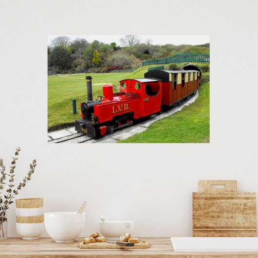 Stomtrein Zebedee Poster (Keuken)