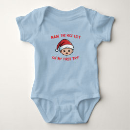 Stond bij de eerste poging op de nice list! Baby J Romper